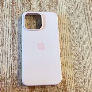 Apple Light Pink Silicone Phone Case